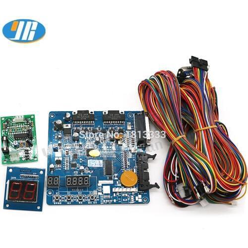 Toy Claw Crane Game Machine Motherboard Blue TAIWAN Board English Version With Wires And Digital Tube For Arcade Vending