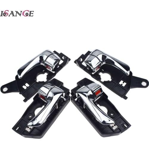 ISANCE Inside Door Handle Front Rear Left Right Set For Hyundai Sonata 2009 2010 OEM# 826103K530CR 826203K530CR 836203K530CR