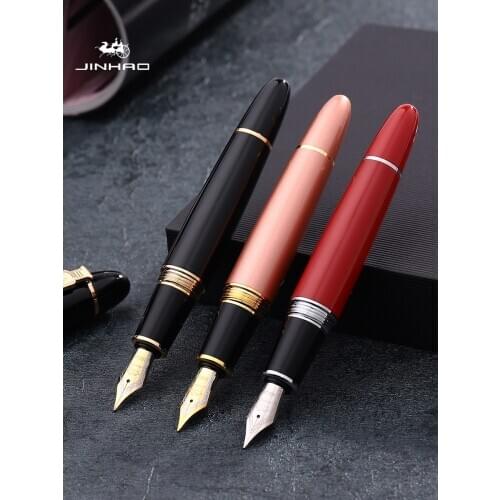 Jinhao 159 Fountain Pen Ink High Quality In Fountain pens Nib 0.5mm Calligraphy Pen Vulpen Boligrafos De Marca Lujo Pluma Fuente