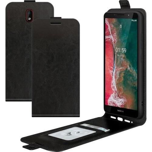 For Nokia C1 Plus Case Flip Leather Cases For Nokia C1 Plus High Quality Vertical Wallet Leather Case For Nokia C1 Plus