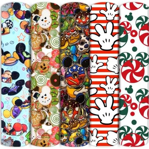 Ice Cream Cupcake Polyester Cotton Fabric Patchwork For Tissue Sewing Doll Quilting Fabrics Needlework Material,c16106