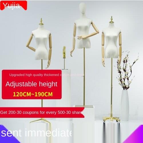 Clothing Store Mannequin Womens Half-Body Womens Clothing Window Mannequin Clothing Display Rack Wedding Dress Mannequin