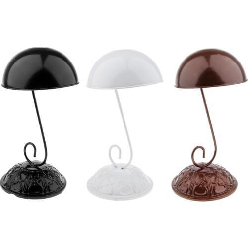 Vintage Style Iron Metal Freestanding Hat Rack/Cap/Wig Holder Display Stand for Home Salon Retail Store