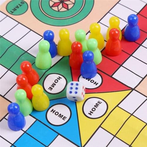 New Portable Snakes And Ladders Folding Snake Chess Puzzle Toys For Children Game Preschool Training