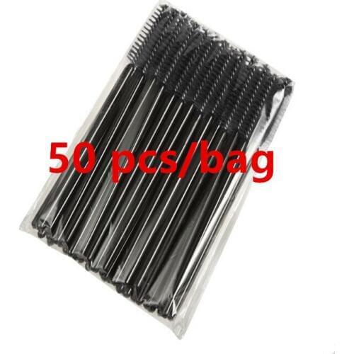 200 Pcs/Lot Make Up Brush Synthetic Fiber Disposable Eyelash Brush Mascara By Free Shipping