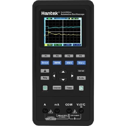 Hantek 2D82auto Digital Osiclloscope 4 in 1 2D82 2 Channels Oscilloscope + Multimeter +Automotive Diagnosis+Waveform Generator