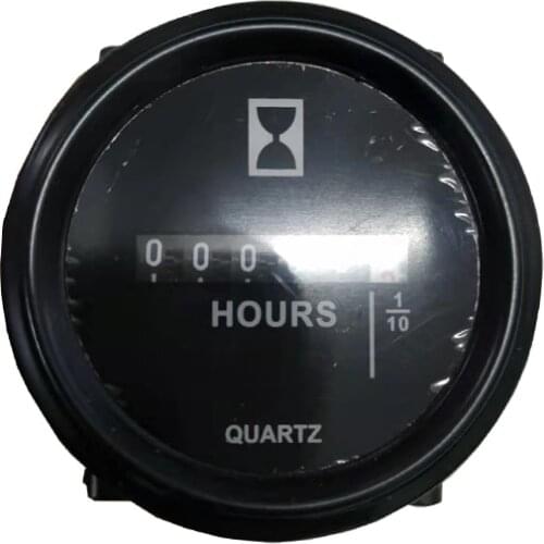 SH-1 12/24/36v Digital Hour Meter Counter Quartz Timer Hourmeter Marine Boat Engine Round Waterproof Gauge Car Trucks Mechine