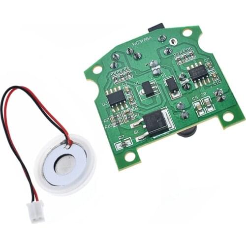 20mm 113KHz Ultrasonic Humidifier Mist Maker USB Ceramic Atomizer Transducer Humidified Plate Accessories + PCB Module D20mm