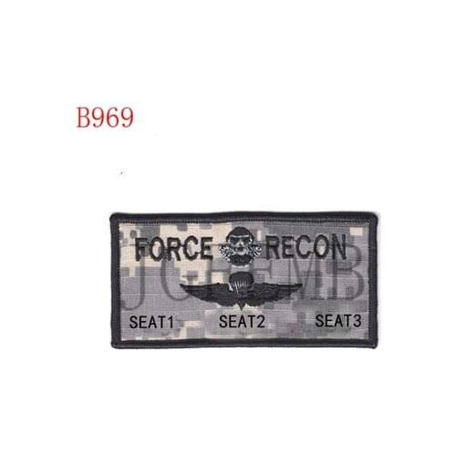 Marine Air Ground Task Force Reconnaissance Custom name Tapes Text brand Morale tactics Military Embroidery patch