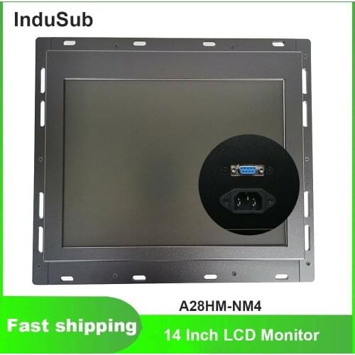 28HM-NM4 LCD Monitor 12Inch 9-Pin Monochrome Display VF1 VF2 VF3 VF7 CNC Machine Replace CRT Monitor