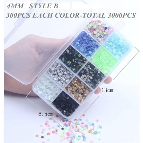 1000pcs 4mm Sunflower Jelly AB Color Resin Rhinesstones Flatback Glue On Nail Art Decoration Strass High Shine Nail Art Stones