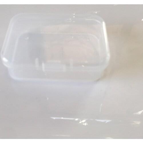 21pcs Transparent plastic box PP-5 Storage Collections Product packaging box dressing case mini Case out size 6.4x4.4x2cm