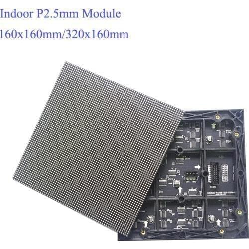 36pcs P2.5 indoor 160*160mm SMD2121 full color led module, 4pcs receiving card, 5pcs power supply, 1pcs sending box, led display