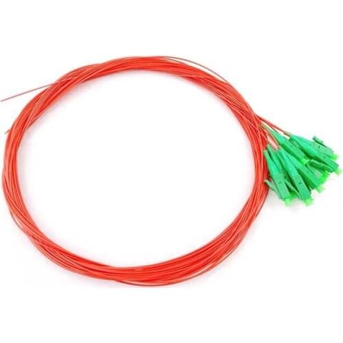 50pcs/lot SM Single Mode MM 50/125 Multi Mode OM1 Simplex 0.9mm LC/APC Fiber Pigtail