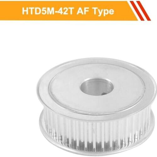 5M 42T Timing Pulley HTD5M Type Toothed Pulley Wheel 16mm/21mm Belt Width 12/19mm Bore Gear Belt Pulley for Laser Machine