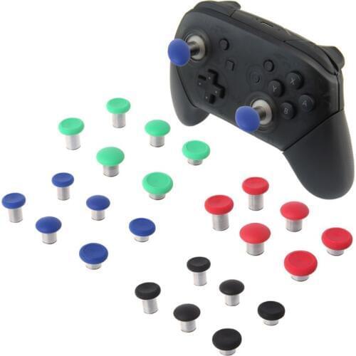 6Pcs/Set Swap Thumb Analog Sticks Grips Stick D-Pad Bumper Trigger Button Screw Driver Gamepad Replacement for Wireless Controll