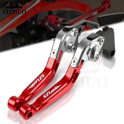 CNC Aluminum Clutch Brake Levers FOR APRILIA RS125 RS 125 1996-2005 2004 Motorcycle Handbrake Extendable Adjustable Accessories