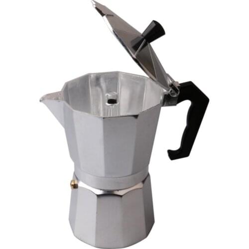 Aluminum Mocha Coffee Pot Stovetop Espresso Maker 1 3 6 Cups Mokes Coffee Maker Espresso Percolators Pot Electrothermal Cooker