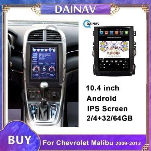 Vertical Screen Android Car GPS Navigation For Chevrolet Malibu 2009-2013 Car Multimedia Player Auto Radio Tape Recorder