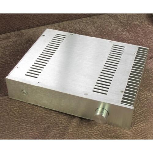 BZ3207 silver full Aluminum Preamplifier enclosure/amplifier chassis AMP BOX