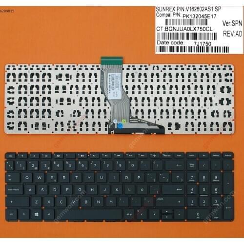 New Replacement laptop notebook keyboard for HP Pavilion 15-BS BLACK(Without FRAME,Small Enter,WIN8)