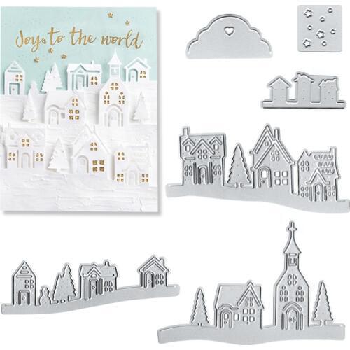 Julyarts 85*198MM Building Dies Scrapbooking Nouveau Arrivage Metal Cutting Dies New 2018