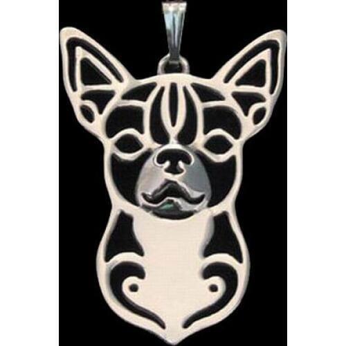 Fashion Women Alloy Pet Dog Pendants Jewelry Cutout Cute Chihuahua Pendants