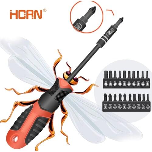 21 In 1 Screwdriver Set Multi-function Magnetic Screw Driver Bits Torx Hex Bit Handle S2 Alloy Steel Screwdrive Kit Repair Tools