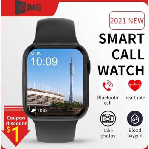 Original IWO DT100 Smart Watch Men Women Bluetooth Call 1.75inch 3D Full Screen Touch IP68 Waterproof Smartwatch For Apple Watch