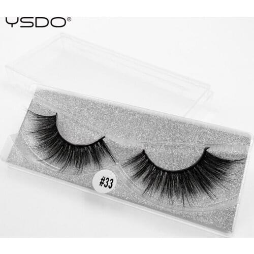 YSDO 1 pair eyelashes hand made makeup false lashes 3d soft faux mink lashes strip eyelashes natural eyelashes 3d mink lashes