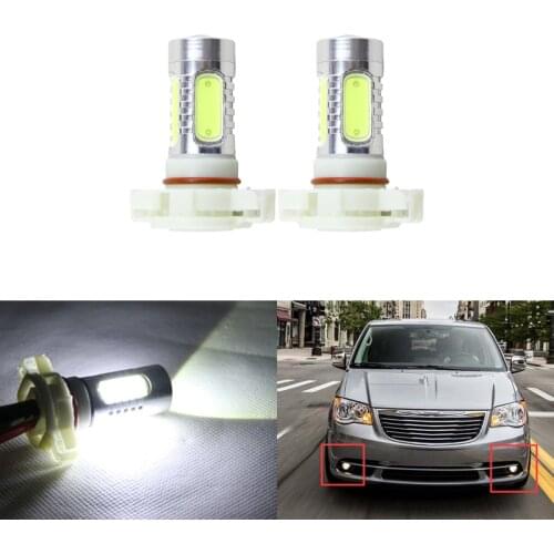 Direct Fit For Chrysler Town & Country 2010-2016 Front Led Fog Light Replacement Bulbs Car-Styling 11W Super White Car Lamp