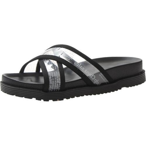 Shoes Woman 2019 Summer new Low Heel Flat with Womens Slippers Outdoor Thick Sole Ladies Slipper Beach Wind Womans Slides