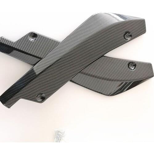 Universal car rear bumper lip diffuser for Porsche Cayenne Macan Macan S Panamera Cayman Carrera Porsche911 918 Boxster