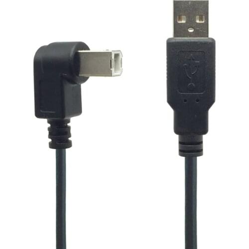 USB 2.0 A Male to USB B Male Type B BM Up&Down&Right & Left Angle Printer scanner 90 degree cable 150cm BM Angled Cable