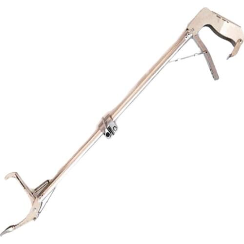 Snake Clamp Catcher Reptile Grabber Pick Up Handling Tongs Stainless Steel Tool for Snake Feeding Hunting Catching Wide Jaw & Se