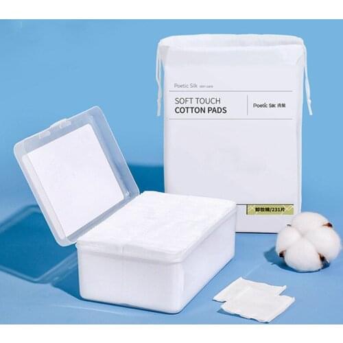 1100pcs/ Double Side Makeup Cotton Pads Cosmetic Remove Cotton Towels Soft Disposable Remover Cleansing Face Paper