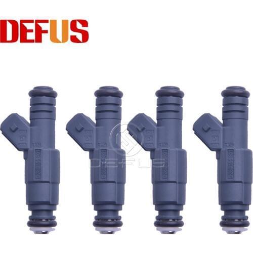 DEFUS 4X 0280156821 47lb EV14 Fuel Injector Bico Nozzle For Ford RACING M-9593-LU47 47LB. EV14 0 280 156 821 NEW Injection Value