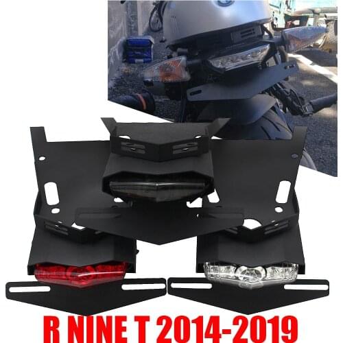 For BMW R NINET NINE T 9T Racer Scramble urban R9T 2014-2019 Motorcycle Tail Mount License Plate Bracket Rear Holder Accessories