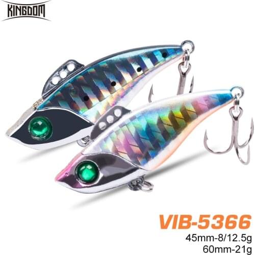 Kingdom Crankbait Fishing Lures Vibrate Sinking VIB 6cm 21g 4.5cm 12.5g 4.5cm 8g Artificial Jerkbaits Hard Baits Fishing Tackle