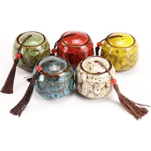 Classic Color Pet Cremation Urn Ceramics Pet Casket Double Seal Cat Dog Ashes Holder Cremation Urn
