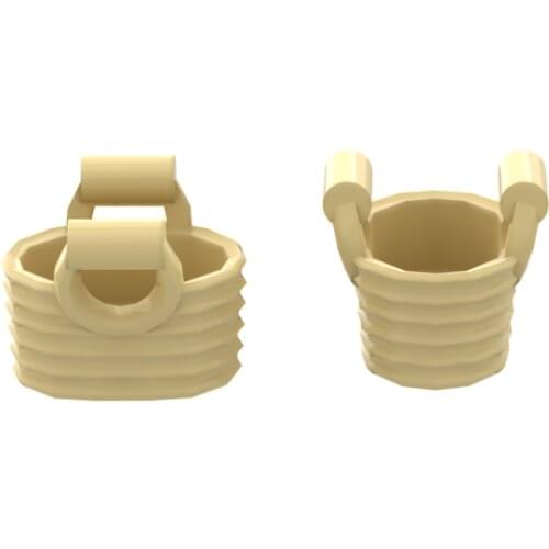 [MOC Hub] 20PCS Bag Basket Building Blocks Compatible Major Brand Kids Toys 93092 Early Learning Education Gifts