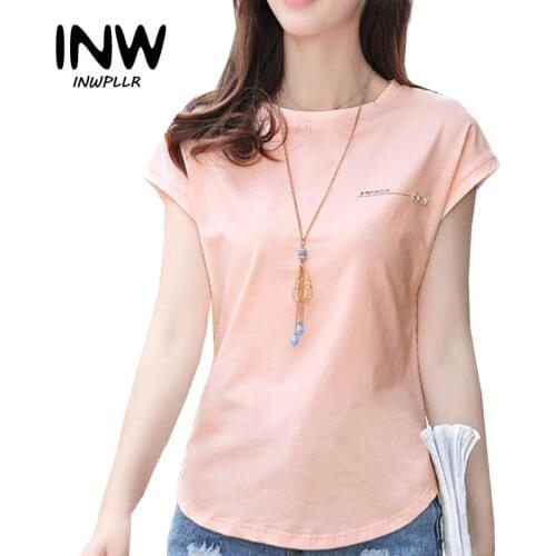 Summer T-shirt Women 2018 Tops Tees Female Batwing Sleeve Tee Shirts Casual Cotton Plus Size Tshirt Femme Camiseta Femenina