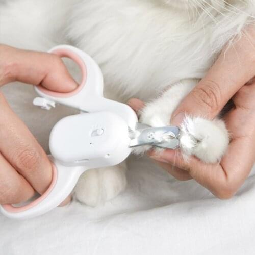 Pet Dog And Cat Nail Clippers Trimmer With Led Light Grooming Electric Grinders Scissors Toe Claw Nail Pet Supplies