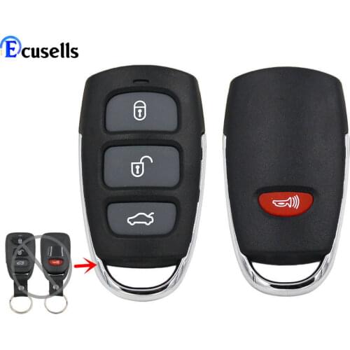 New Replacement Shell Modified 3+1 Buttons Remote Key Case Blank Fob for Hyundai for Kia 4 Buttons