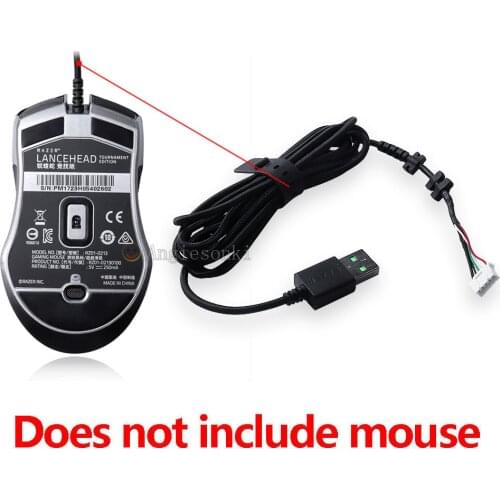 New USB Mice cable Replacement wire fo RAZER LANCEHEAD RZ01-02130100 Mouse