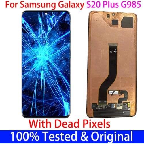 Original Super Amoled LCD For Samsung Galaxy S8 Display S8 G950 G950F Touch Screen Digitizer With Frame dead Pixel replacement