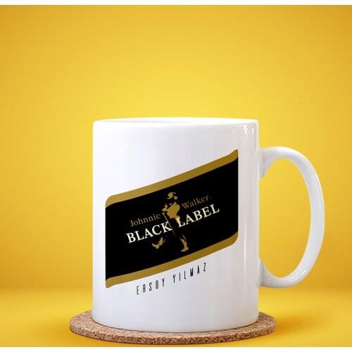 Personalized Johnnie Walker Black Label White Mug Cup