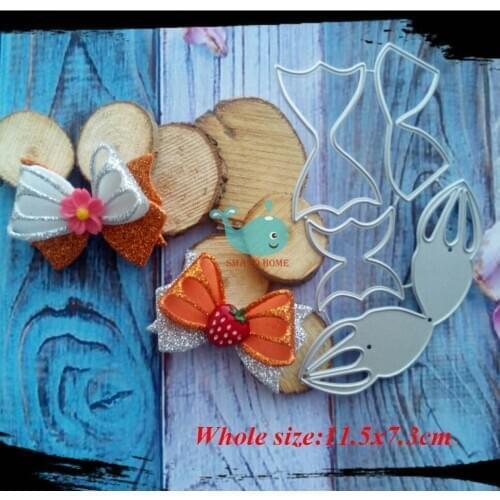 Headwrap shaped bow craft cutting dies Metal Steel Cutting Die New decoration Stencil For DIY Scrapbooking Paper photo Cards Die