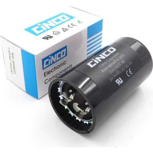 800-960uF 110V 125V 165V CD60 Motor Start Capacitors Motor Starting 800-960 mfd uf mf Compressor HVAC Electrolytic 110VAC 125VAC