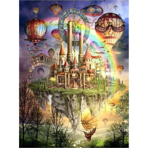 Fairy Tale Styles Diy Diamond Embroidery Cross Stitch Full Diamond Mosaic Picture Pasted Diamond Painting Needlework Decoration